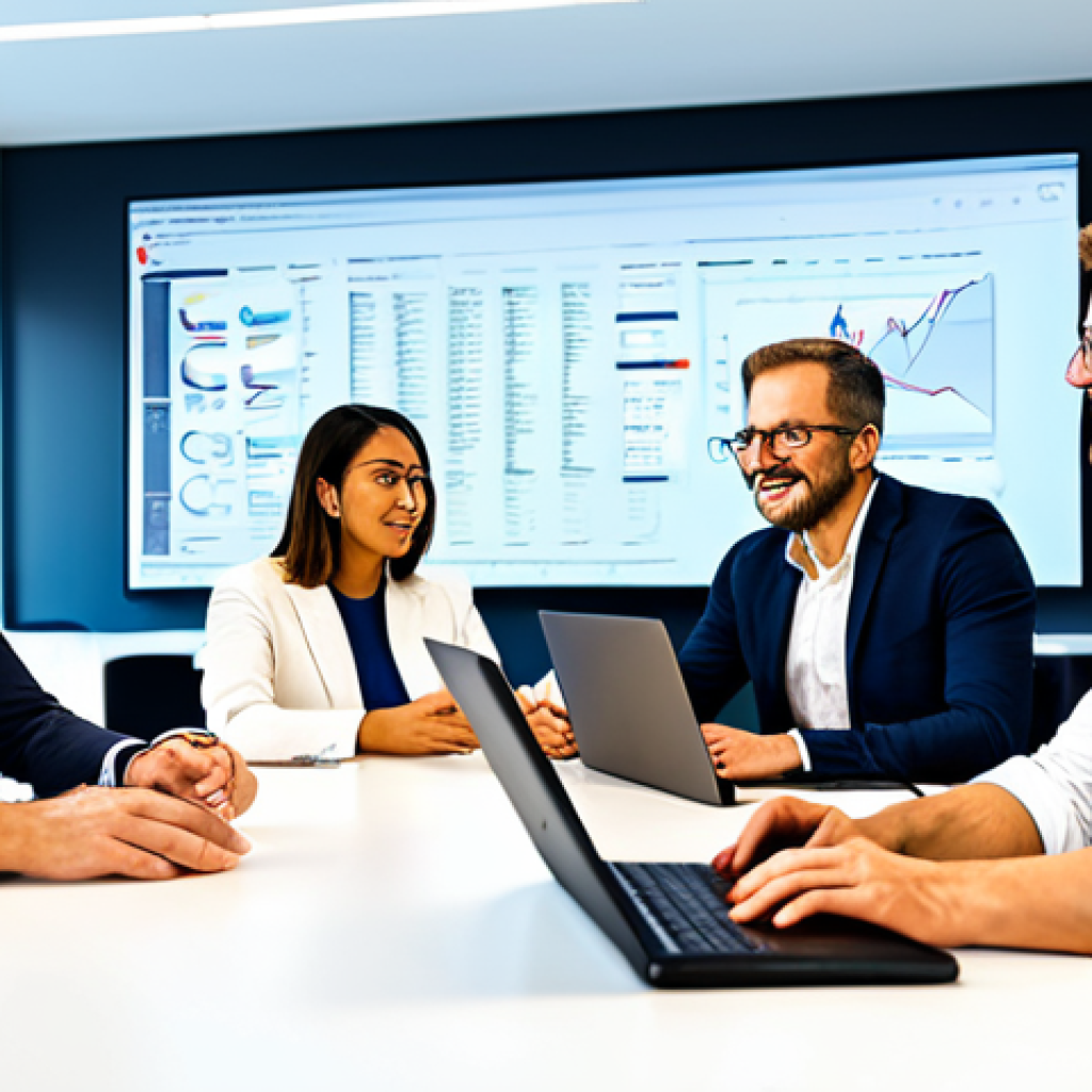 **
"A diverse team of professionals in a brightly lit, modern office setting, collaborating on a blockchain data validation project displayed on a large screen. The screen shows a simplified visual representation of a Merkle tree. Everyone is fully clothed in appropriate business attire. Focus on teamwork and innovation. Safe for work, appropriate content, professional, family-friendly, perfect anatomy, correct proportions, natural pose, well-formed hands, proper finger count, natural body proportions, high quality, professional photography."
**