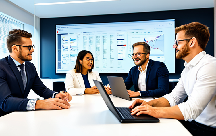 **
"A diverse team of professionals in a brightly lit, modern office setting, collaborating on a blockchain data validation project displayed on a large screen. The screen shows a simplified visual representation of a Merkle tree. Everyone is fully clothed in appropriate business attire. Focus on teamwork and innovation. Safe for work, appropriate content, professional, family-friendly, perfect anatomy, correct proportions, natural pose, well-formed hands, proper finger count, natural body proportions, high quality, professional photography."
**